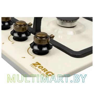 Газовая варочная панель ZorG Technology ELTSR D rustical + cream (EMY) картинка 4